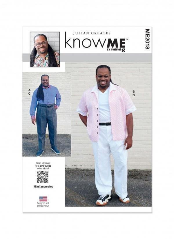 Know Me Sewing Pattern 2018, Shirts, Trousers for Men, AA (34-36-38-40-42) - Intermediate