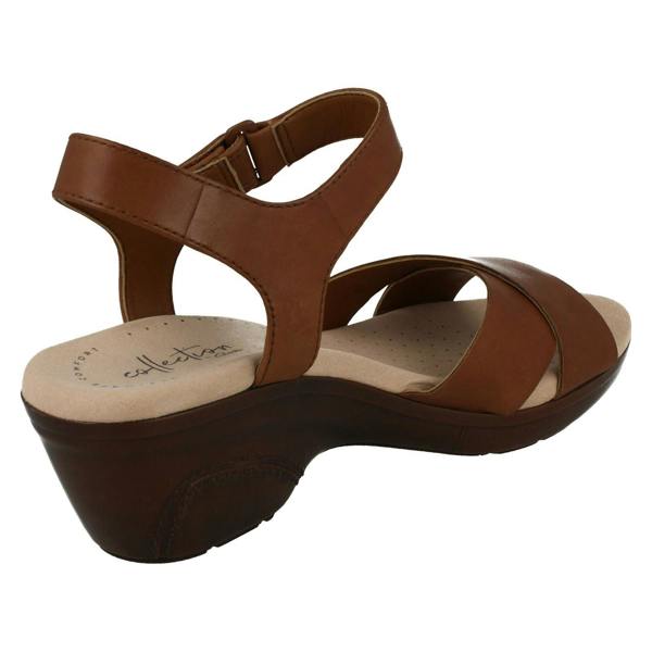 Clarks Ladies Clarks Casual Wedge Sandals Lynette Deb