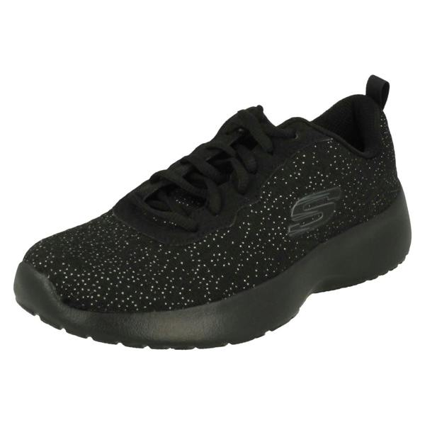 Skechers Ladies Skechers Lace up Trainer Blissful