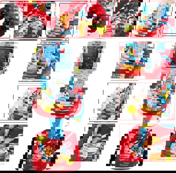 deAO Toys 17 PCS Rich Pretend Kids Doctors Playset Little Doctors Trolley Kit