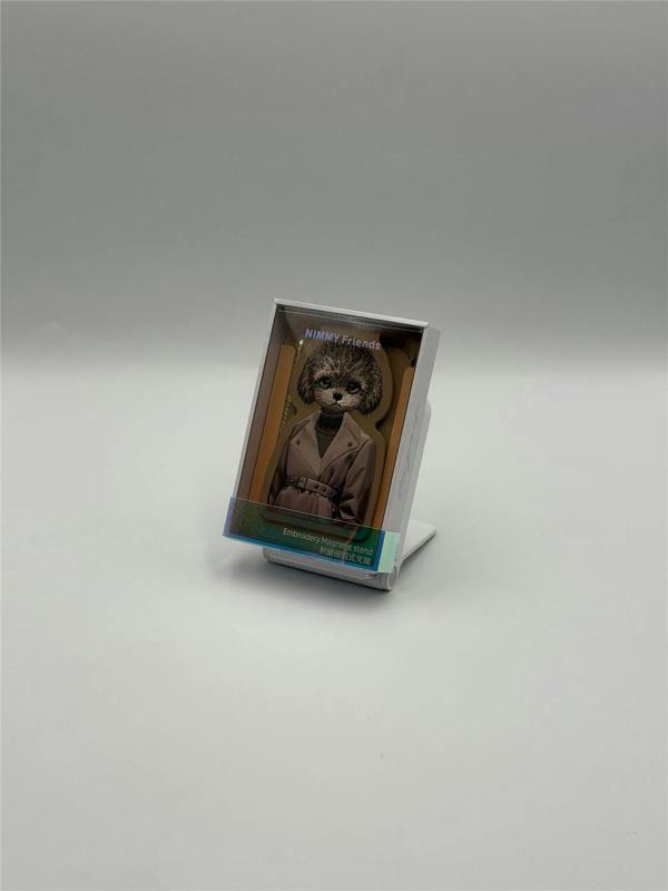Nimmy Friends Nimmy Fashion & Cute Teddy Series Embroidery Magnetic Stand with MagSafe Brown - N-CXMC-ZJKT-14