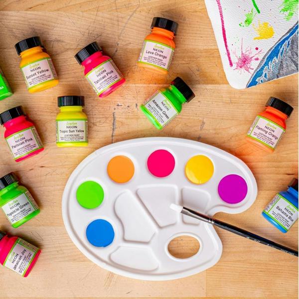 Angelus Neon Leather Paint for Sneaker Customs and Shoes 1oz