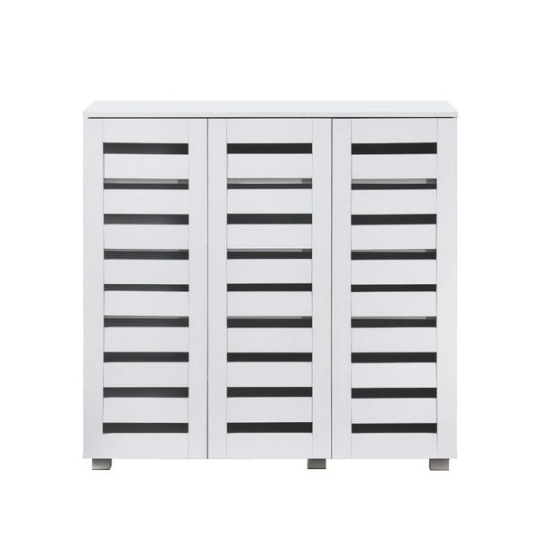 Swish Furniture Euston Modern 3 Door Shoe Storage Cabinet