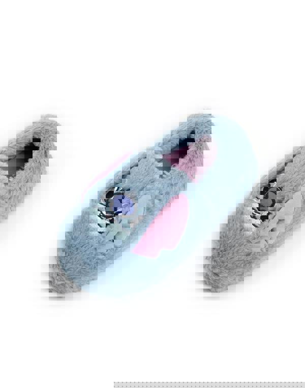 Lilo & Stitch Girls Blue Character Face Slip On Loafer Slippers