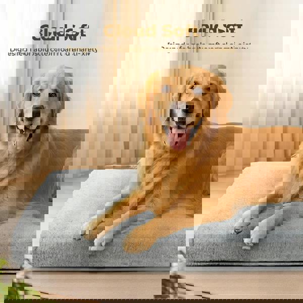 Skylos Pet Bed Soft Cushion Plush  Small Dog Crate Puppy Mattress Washable Pad Mat