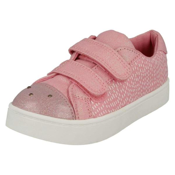 Clarks Girls Clarks Casual Canvas Shoes Pattie Lola