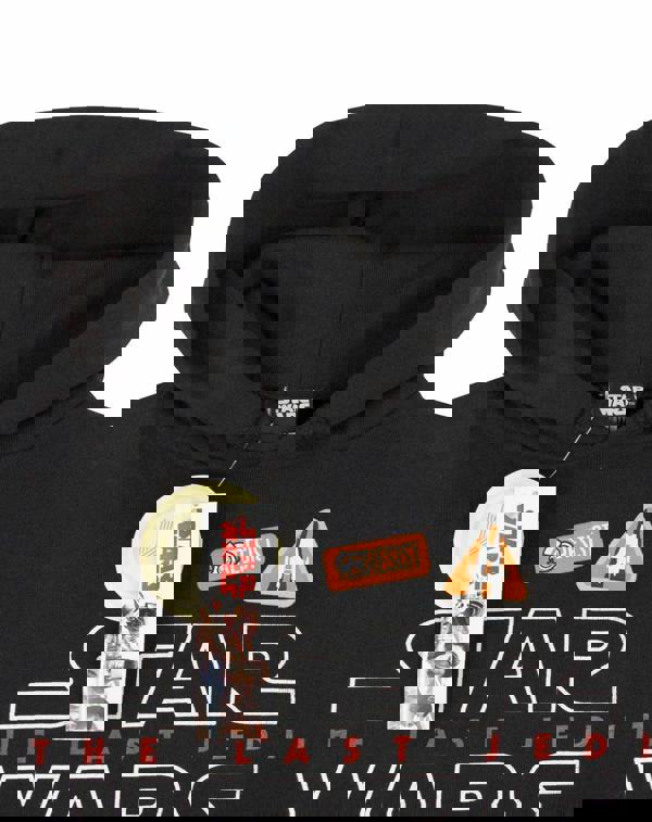 Star Wars Mens Black Badges Hoodie