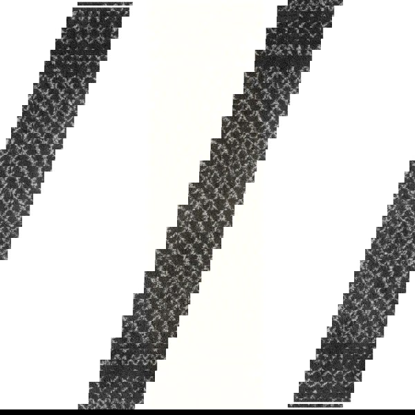 Moroccan dark grey shaggy rug non-shedding, pet-friendly, and easy to clean