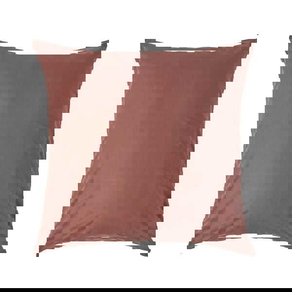 HOMESCAPES Crisp & Cool 200 TC Egyptian Cotton Percale Housewife Pillowcase, European Size