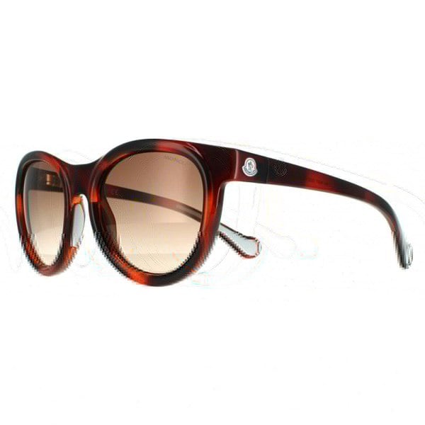 Moncler Sunglasses ML0087 53G Dark Tortoise Havana Brown