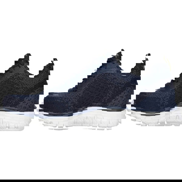 Skechers Track Glendor Polyester Men's Navy/Lime Trainers