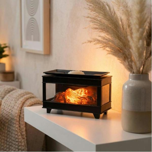 Garden Greatness Nova Rustic Log Aroma Burner