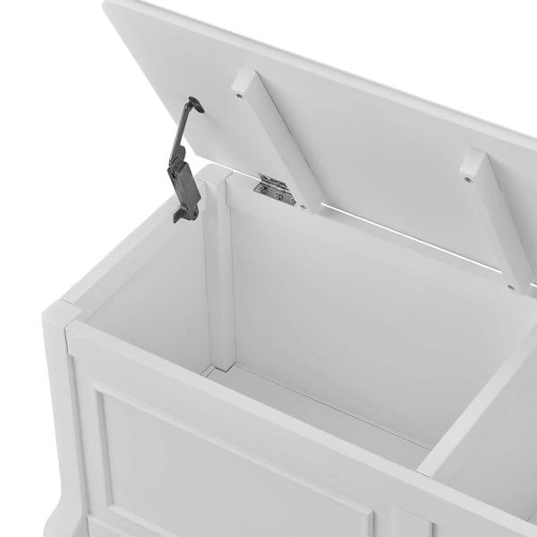 Statement Furniture Juliette Large Wooden Blanket Box with 3 Compartments