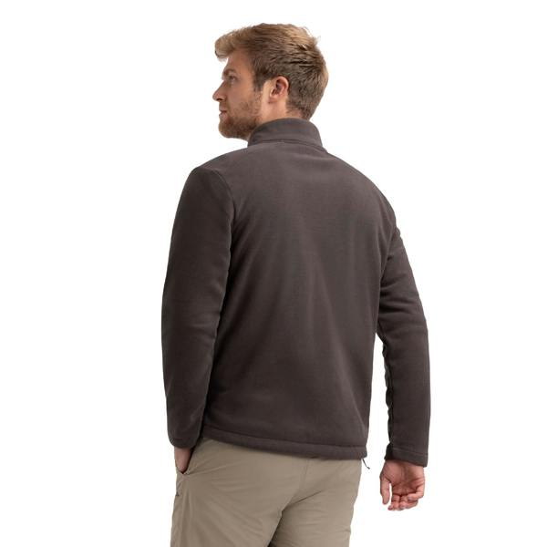 Trespass Mens Fyne Fleece Jacket - Charcoal - 