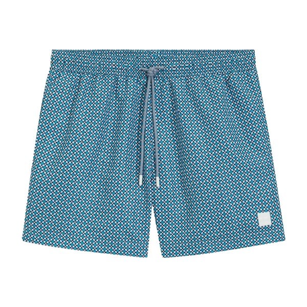 Boss Mens Logo Swim Shorts - Blue