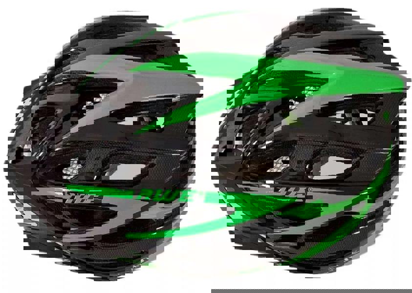 AweAeroLite In Mould Adult Bike Helmet Large 58-61cm Black/Green