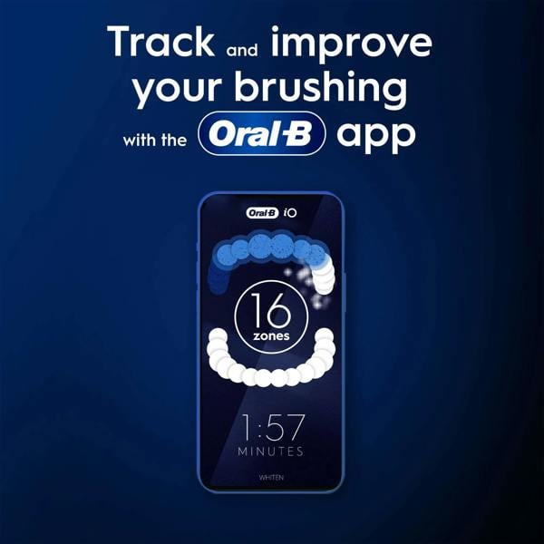 Oral-B iO 10 Stardust White Electric Toothbrush with Charging Travel Case - Additional 3