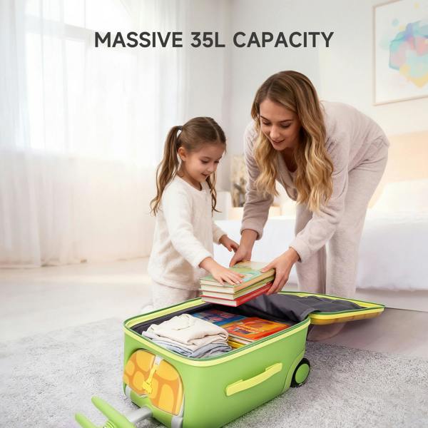 Jovikids 3-in-1 Children's Ride-on Suitcase - Green