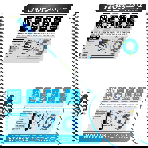 Venom 18ft Power Pole for Pressure Washers – 30T High-Mod Carbon Fibre