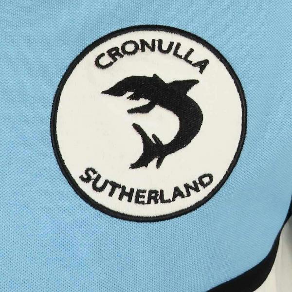 Ellis Rugby Cronulla Rugby League Shirt Polo Vintage 1976