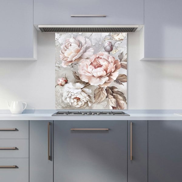 Warren Reed - Designer Vintage Rose Elegance Kitchen Splashback