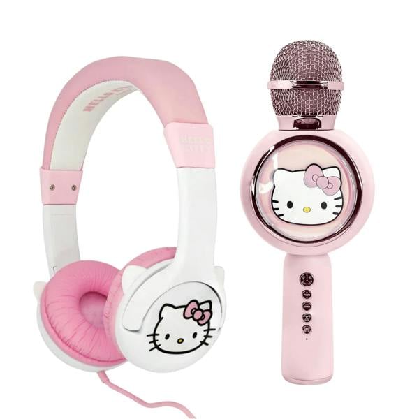 OTL | Hello Kitty Wired Headphones and Karaoke Microphone Bundle