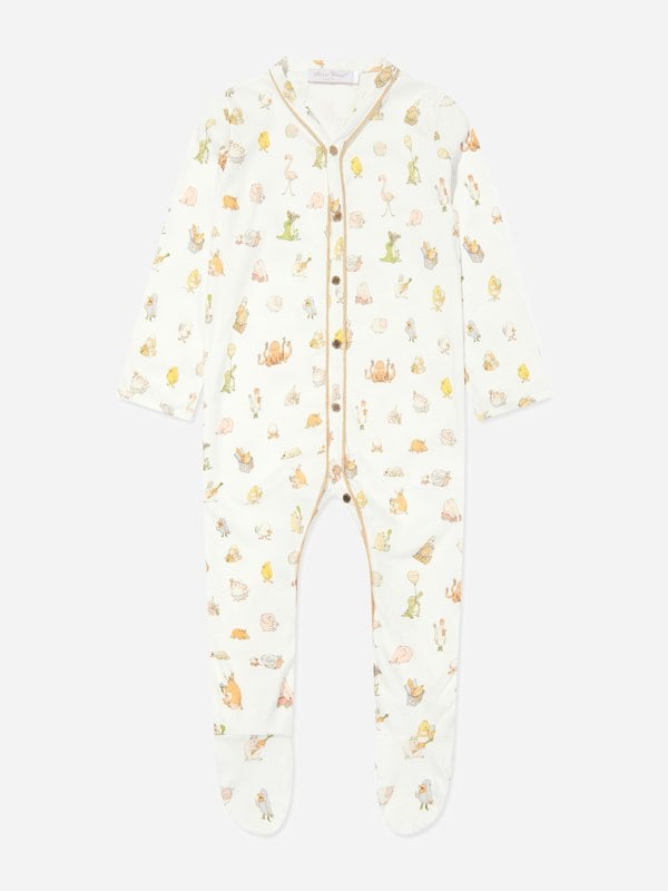 Atelier Choux Baby Choux Classic Playsuit in White