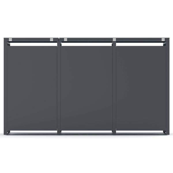 Phoenix Safe Phoenix GB3300AW Outdoor Triple Wheelie Bin Store for 3 x 240L Bins in Oak Effect