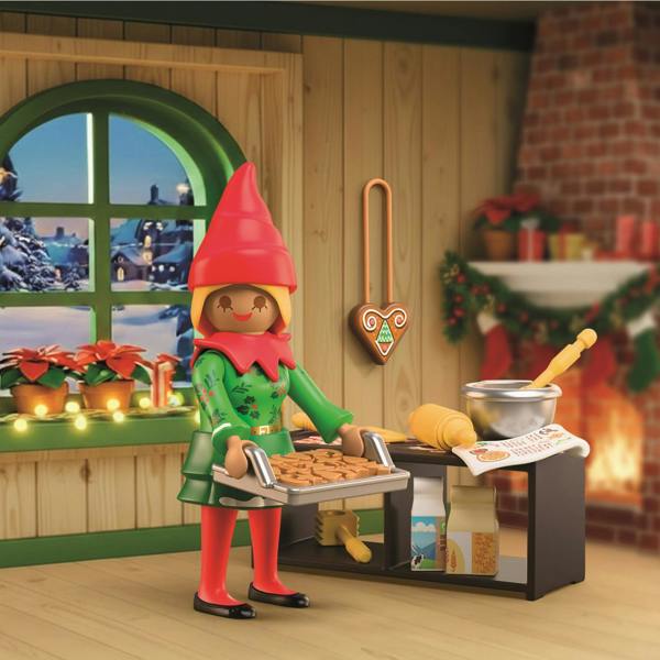 Playmobil Christmas Elf with Cookies - 72152 Playset