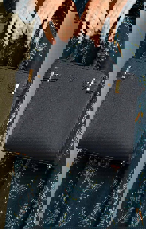 Alie Street London Derby Handbag (Navy Blue)