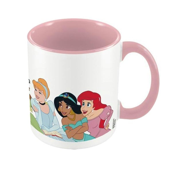 Disney Princess Characters Mug - White/Pink