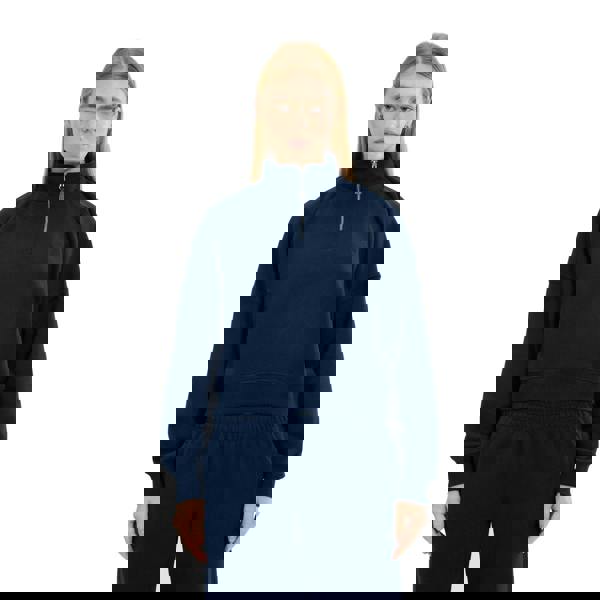 Ellesse Womens/Ladies Carrera Quarter Zip Sweatshirt - Navy - 