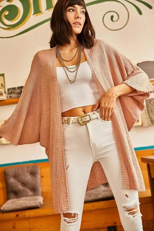 Hoxton Gal Batwing Sleeve Cozy Cardigan