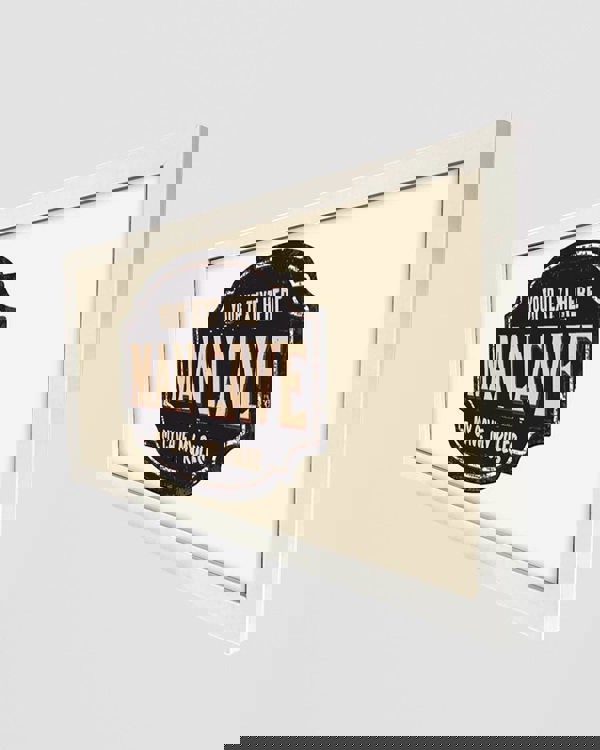 Personalised Wall Art Print – My Cave My Rules Man Cave Sign