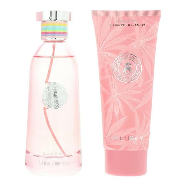 Caribbean Joe Tropical Haven Eau de Parfum 100ml + Body Lotion Gift Set