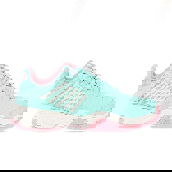 K-Swiss Childrens/Kids Court Express Omni Leather Tennis Shoes - Blue - 