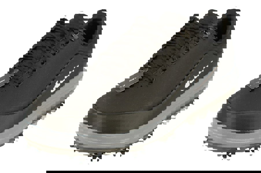 Nike Air Zoom Precision Mens Golf Shoes 866065 Sneakers Trainers  002 - Black Metallic Silver 002 - Photo 0