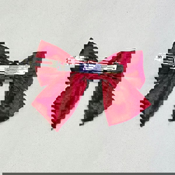 Red Hair Bow Velvet Hair Bow Hair Clip Barrette