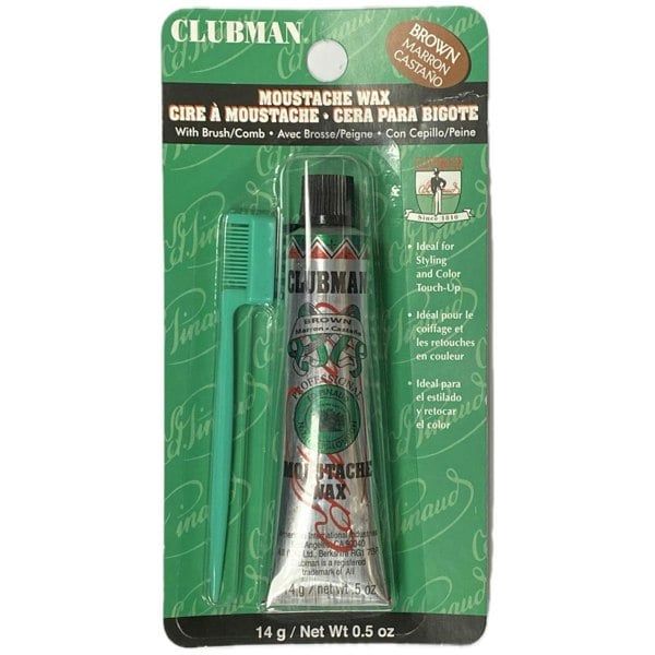 Clubman Pinaud Moustache Brown 14g