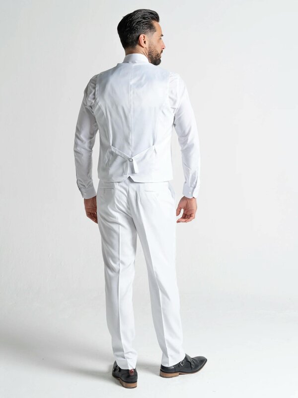 V2 Classic Henry - White Three Piece Suit