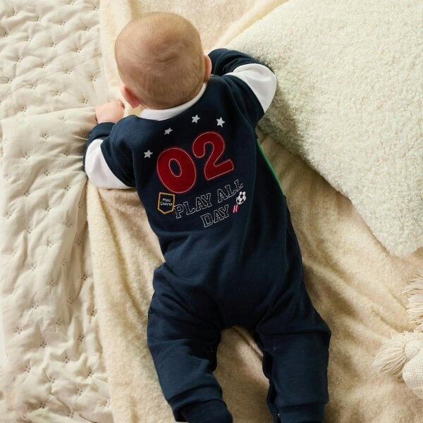 Mini Cuddles Colourblock Romper (Multicolour)