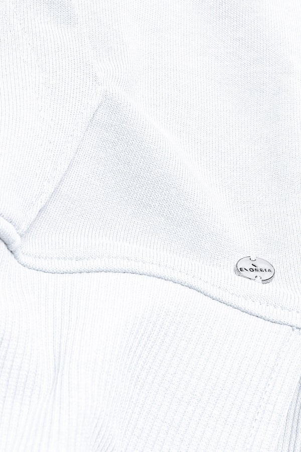 ENORSIA Sleeveless Raw Edge Hoodie