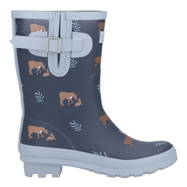 Cotswold Woodland Mid Rubber Women's Deers Wellington Boots