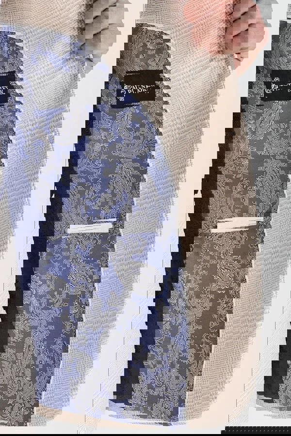 Paul Andrew Regent - Men's Cream 3 Piece Checked Tailored Fit Suit