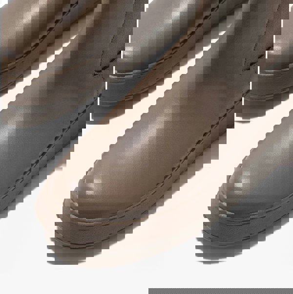 FitFlop F-MODE FLATFORM Womens Chelsea Boots Minky Grey