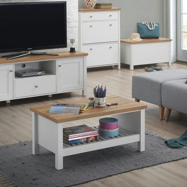 Astbury Coffee Table Living Room Open Storage Furniture