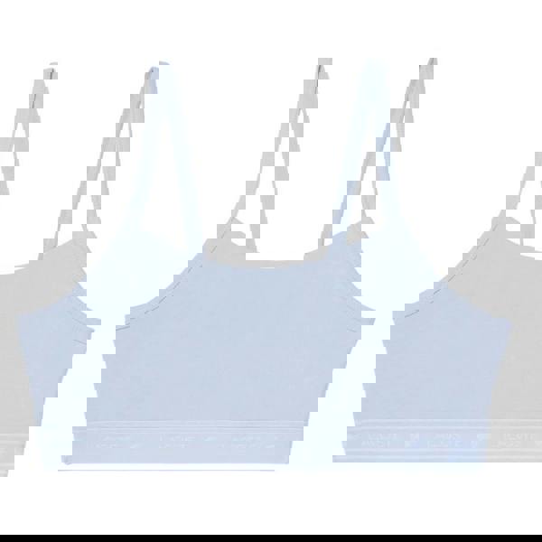 Lacoste Womens/Ladies Logo Cotton Stretch Bralette - Blue