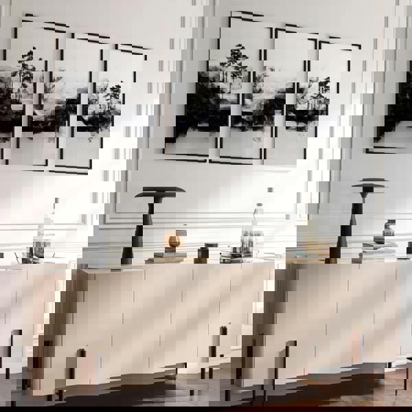 Modern Wall Art For Living Room | Set of 3 Asian Inspired Wall art Prints