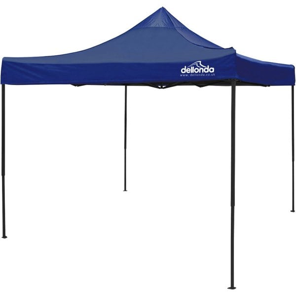 3x3m Pop-Up Gazebo - BLUE Heavy Duty Frame & Water Resistant - Garden Pavillion