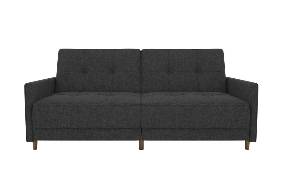 Dorel Home Andora sprung sofa bed in fabric grey